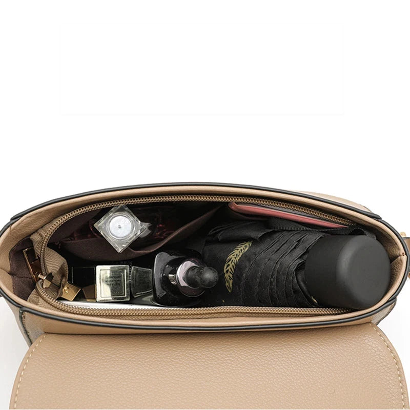 PU Leather Messenger Bag – Versatile Sling Crossbody