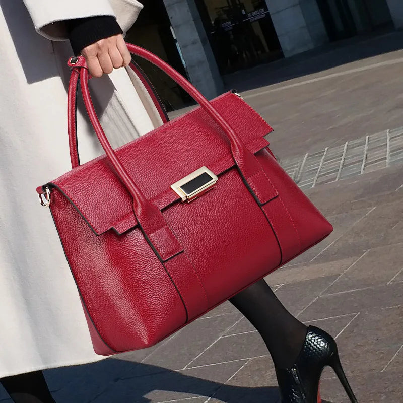 Genuine Leather Women's Briefcase