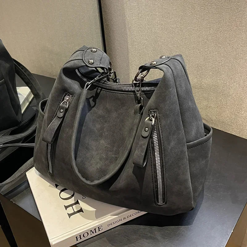 Oblique Crossbody Hobo Bag