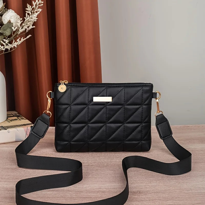 Triangular Mini Chain Crossbody Bag