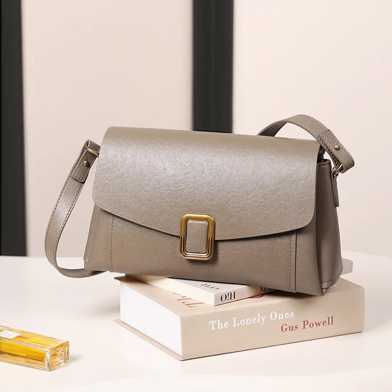 Cowhide Leather Designer Handbag