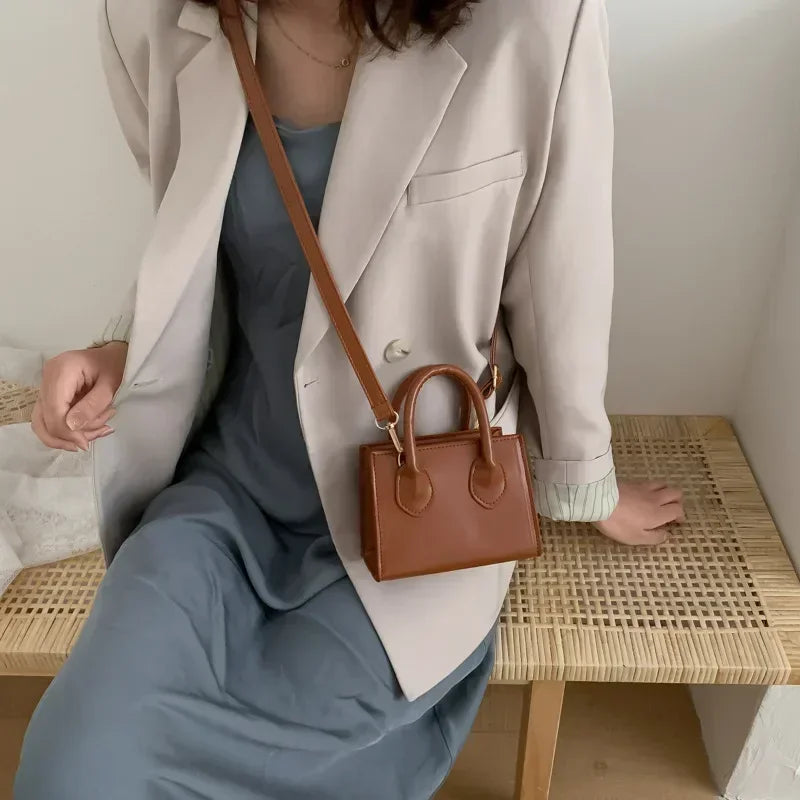 Retro Mini Square Messenger Bag