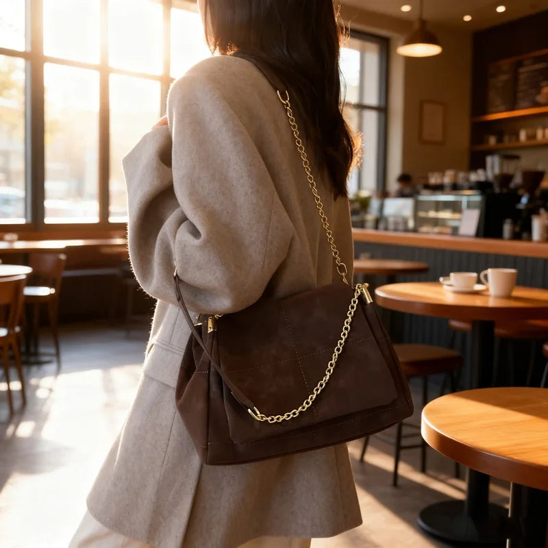 Chain Tote Crossbody Bag