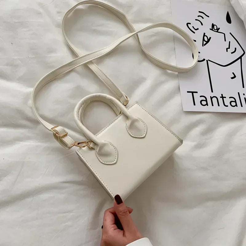 Retro Mini Square Bag – Women's Messenger Handbag
