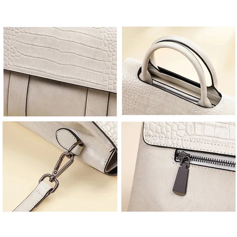 Cowhide Leather Crossbody Bag – Women's Designer Shoulder Bag