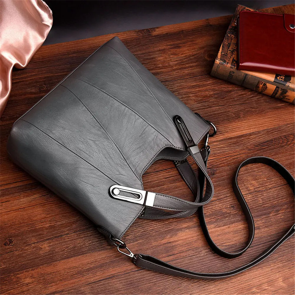 Luxury PU Handbag – Designer Shoulder Tote