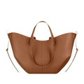 Luxury Cowhide Top-Handle Tote