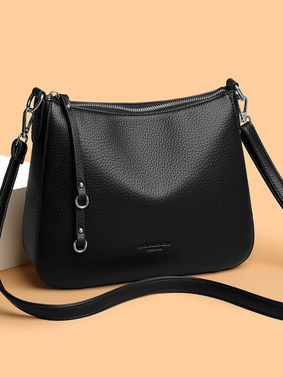 Leather Crossbody Shoulder Bag
